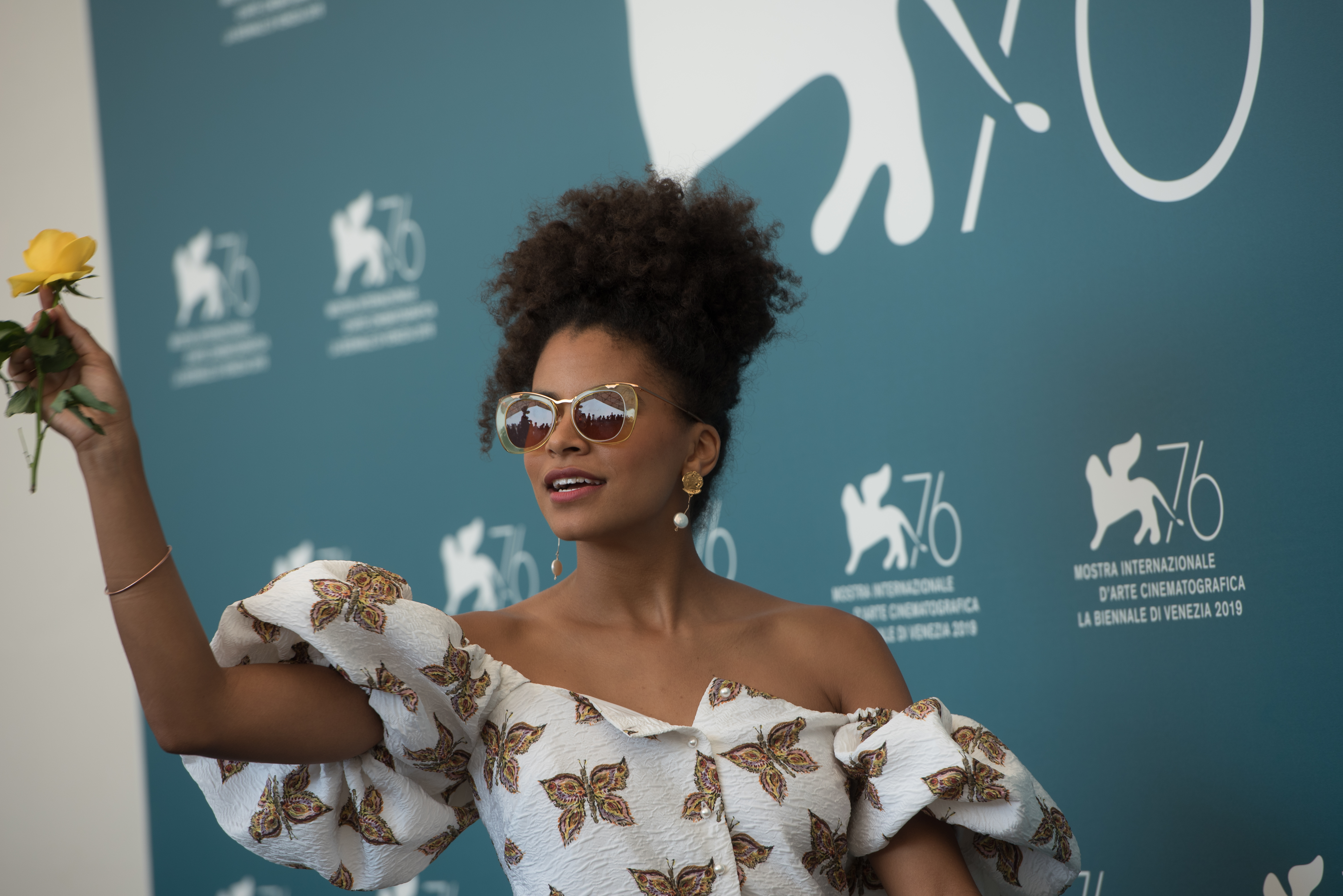 — italie venise cinema 76th mostra del cinema 31 08 2019 seberg zazie beetz